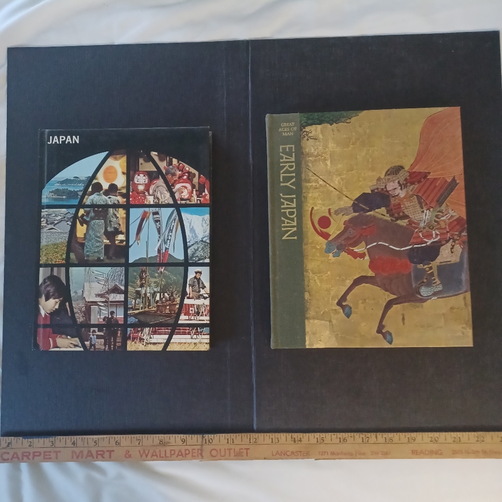 2 Hardcover books Early Japan (Time Life) & Japan 1981 Fideler Social Studies